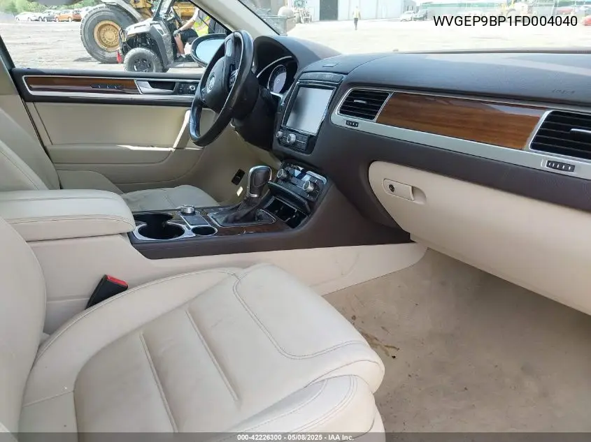 2015 Volkswagen Touareg Tdi Lux VIN: WVGEP9BP1FD004040 Lot: 42226300