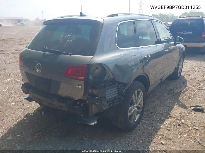 2016 Volkswagen Touareg Vr6 Lux VIN: WVGEF9BP7GD011255 Lot: 42225568