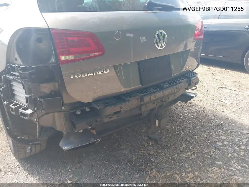 2016 Volkswagen Touareg Vr6 Lux VIN: WVGEF9BP7GD011255 Lot: 42225568