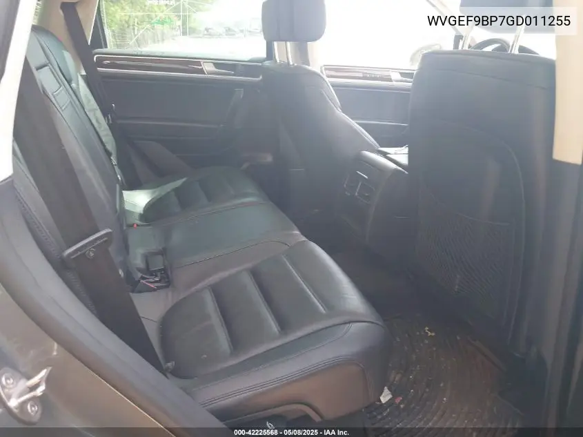 2016 Volkswagen Touareg Vr6 Lux VIN: WVGEF9BP7GD011255 Lot: 42225568