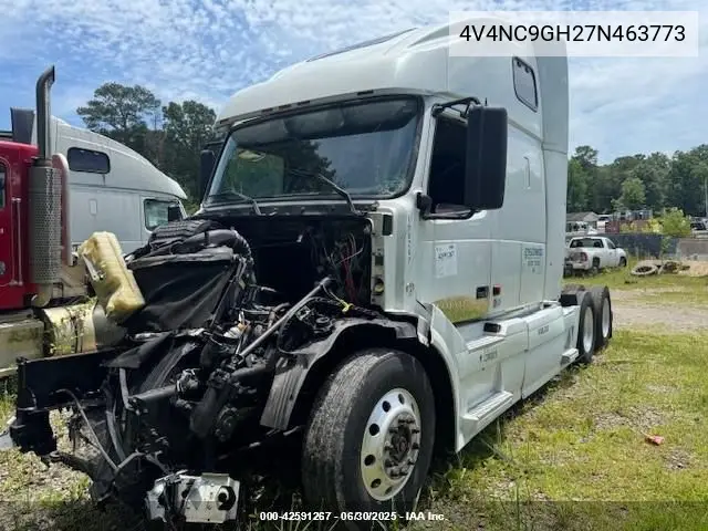 2007 Volvo Vn Vnl VIN: 4V4NC9GH27N463773 Lot: 42591267