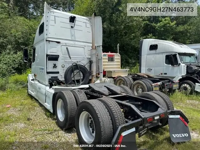 2007 Volvo Vn Vnl VIN: 4V4NC9GH27N463773 Lot: 42591267