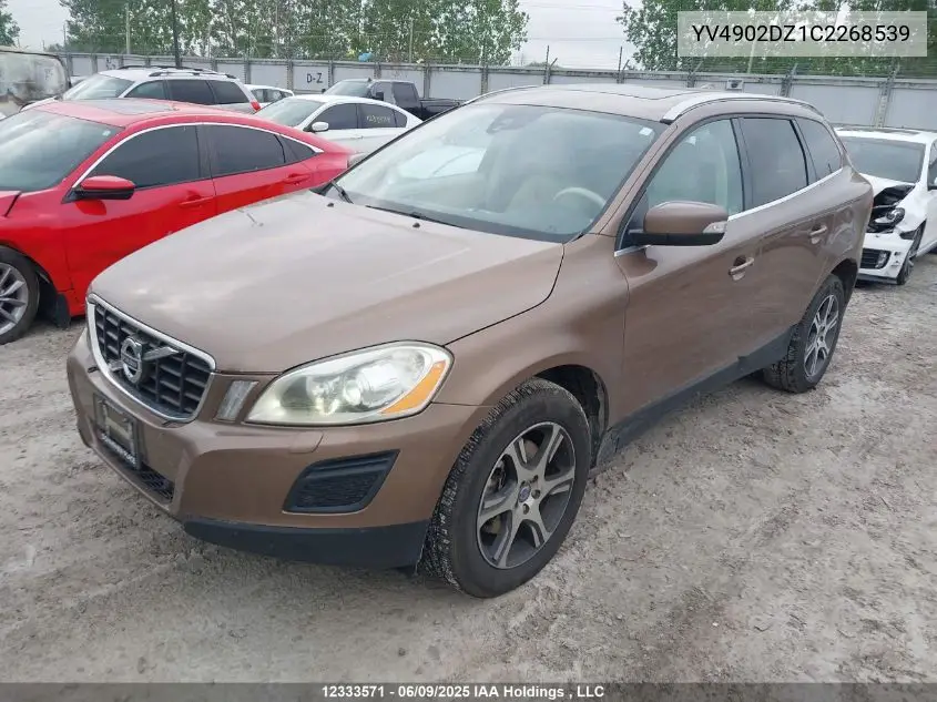 2012 Volvo Xc60 T6 T6 VIN: YV4902DZ1C2268539 Lot: 12333571