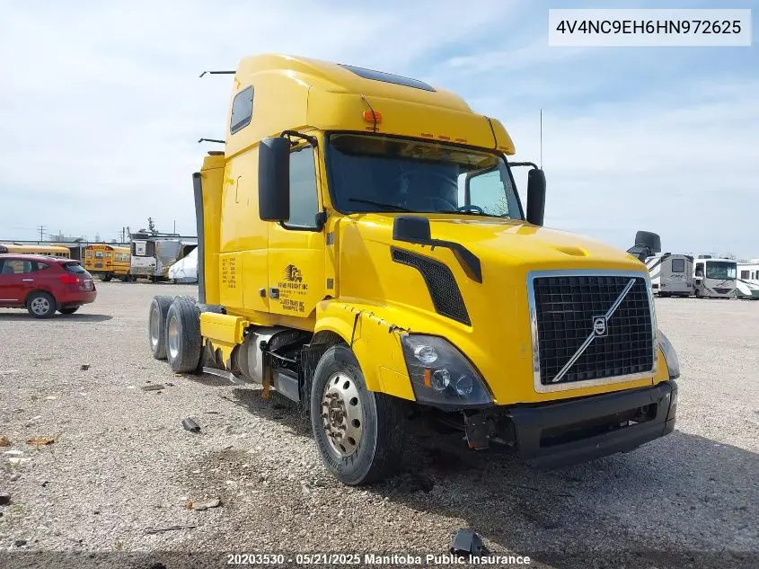 2017 Volvo Vnl 670 VIN: 4V4NC9EH6HN972625 Lot: 20203530