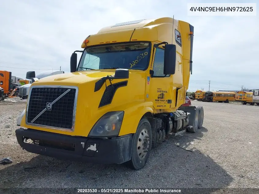 2017 Volvo Vnl 670 VIN: 4V4NC9EH6HN972625 Lot: 20203530