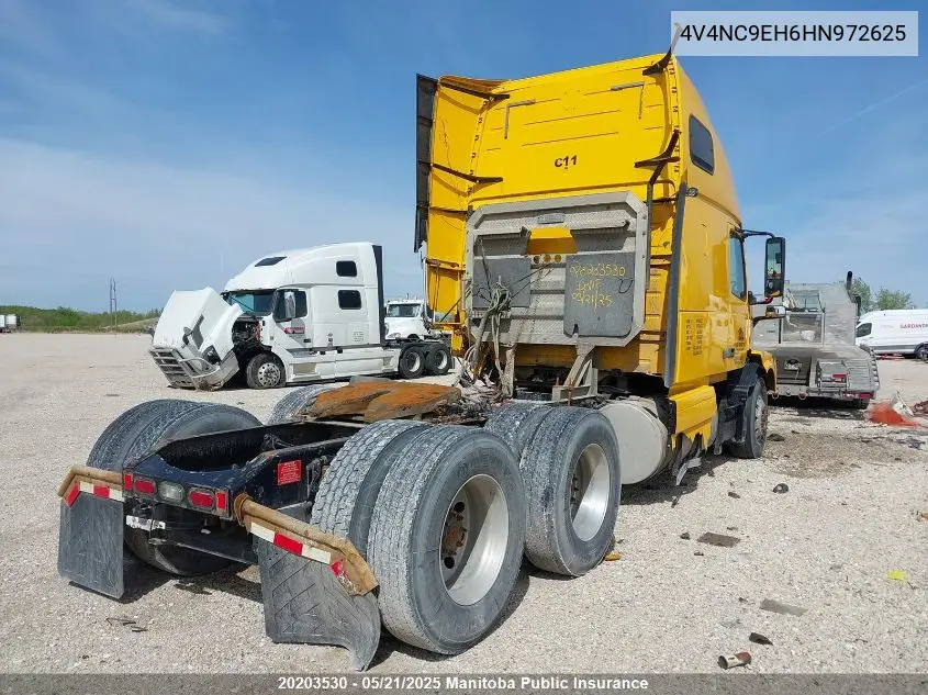 2017 Volvo Vnl 670 VIN: 4V4NC9EH6HN972625 Lot: 20203530