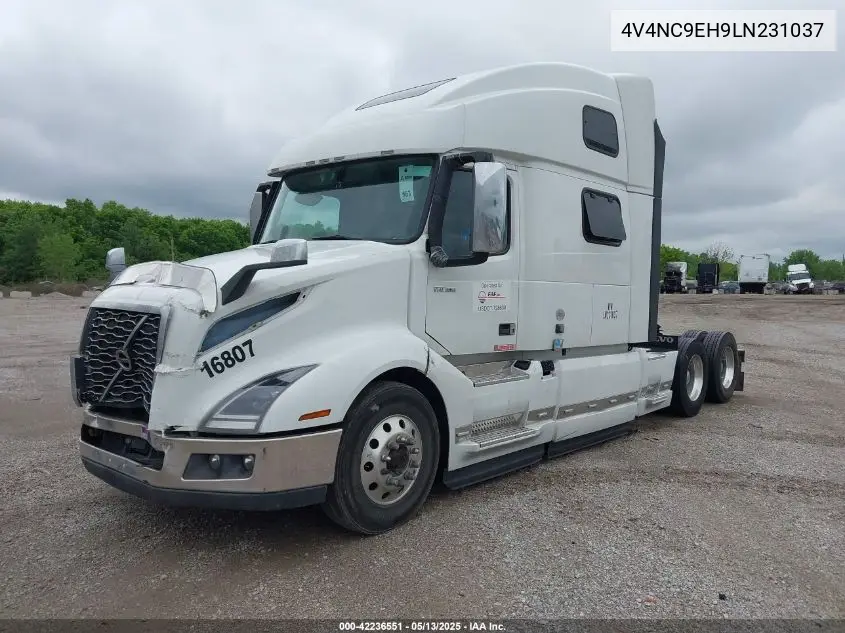 2020 Volvo Vnl VIN: 4V4NC9EH9LN231037 Lot: 42236551
