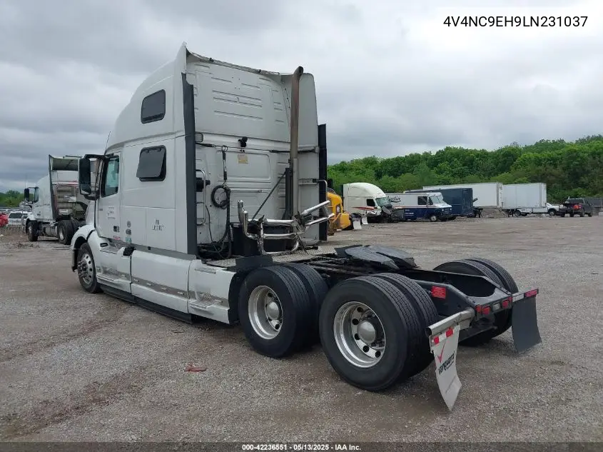 2020 Volvo Vnl VIN: 4V4NC9EH9LN231037 Lot: 42236551