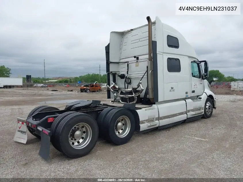 2020 Volvo Vnl VIN: 4V4NC9EH9LN231037 Lot: 42236551