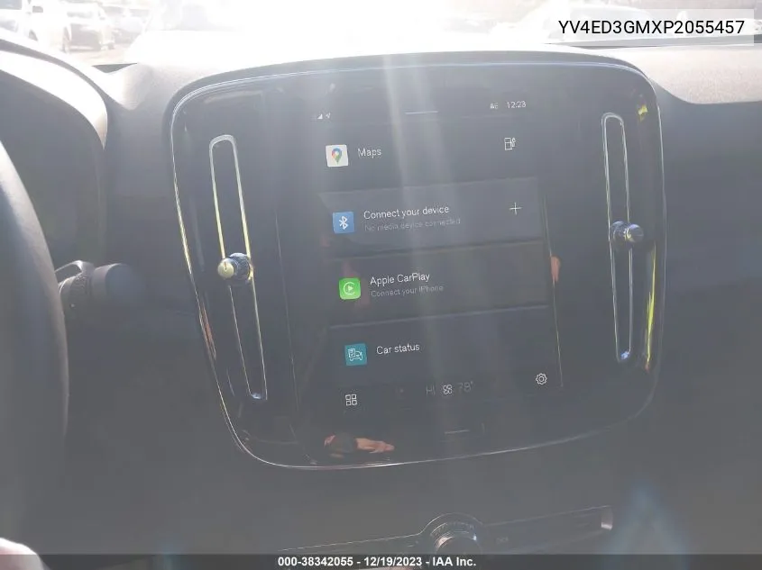 2023 Volvo C40 Recharge Pure Electric Twin Ultimate VIN: YV4ED3GMXP2055457 Lot: 38342055