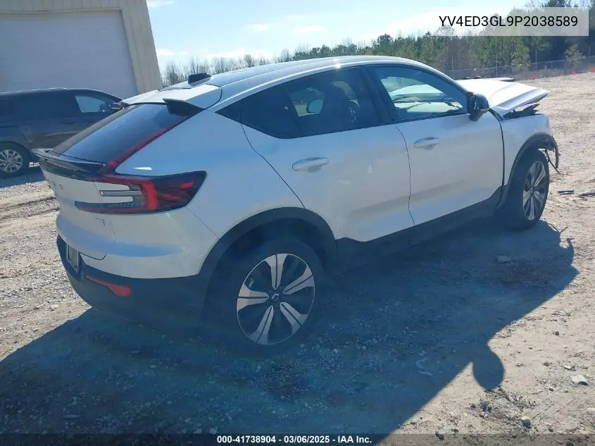 2023 Volvo C40 Recharge Pure Electric Twin Plus VIN: YV4ED3GL9P2038589 Lot: 41738904