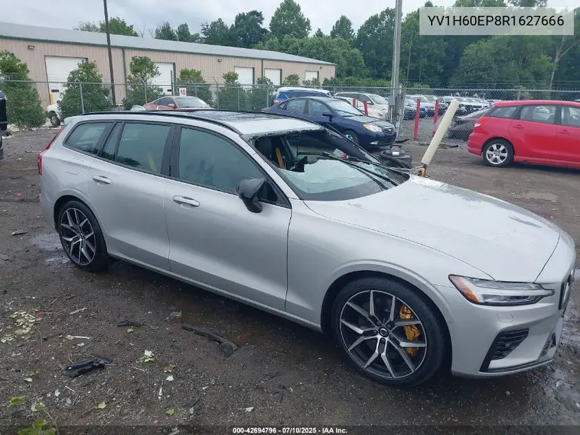 2024 Volvo V60 Recharge Plug-In Hybrid T8 Polestar Engineered VIN: YV1H60EP8R1627666 Lot: 42694796