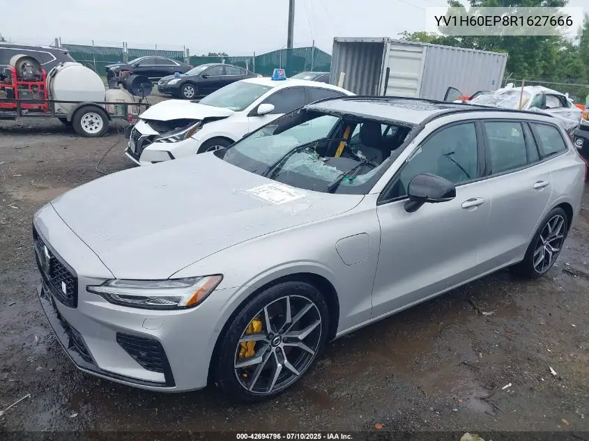2024 Volvo V60 Recharge Plug-In Hybrid T8 Polestar Engineered VIN: YV1H60EP8R1627666 Lot: 42694796