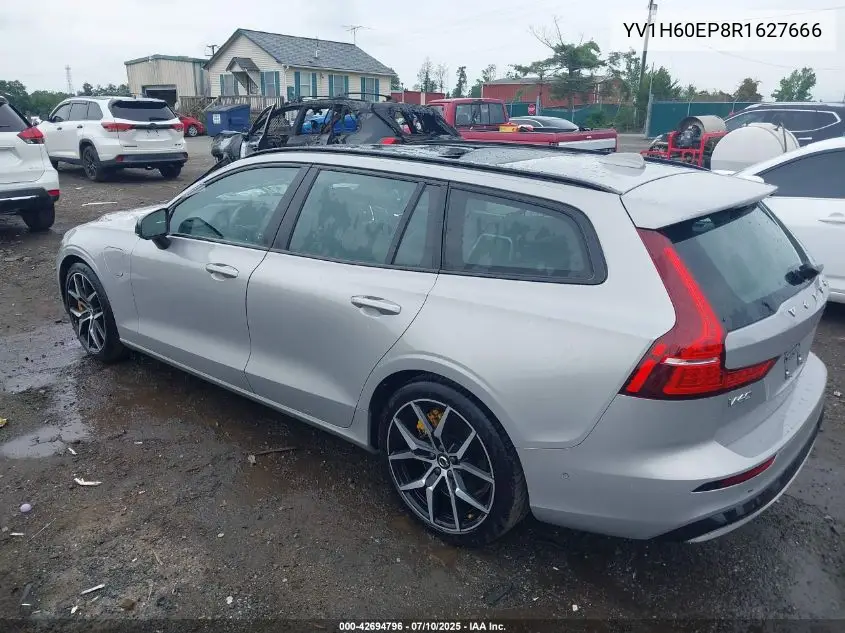 2024 Volvo V60 Recharge Plug-In Hybrid T8 Polestar Engineered VIN: YV1H60EP8R1627666 Lot: 42694796