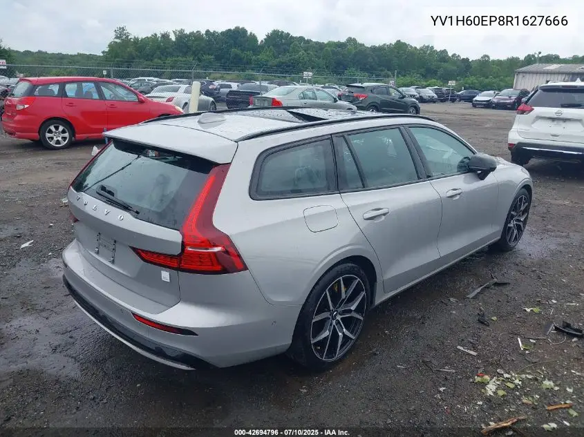 2024 Volvo V60 Recharge Plug-In Hybrid T8 Polestar Engineered VIN: YV1H60EP8R1627666 Lot: 42694796