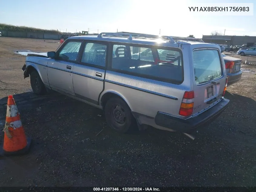 1987 Volvo 245 Dl/Gl VIN: YV1AX885XH1756983 Lot: 41207346