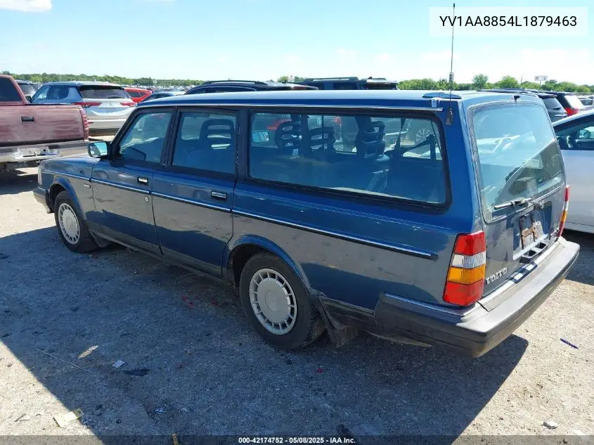 1990 Volvo 240 Dl VIN: YV1AA8854L1879463 Lot: 42174752