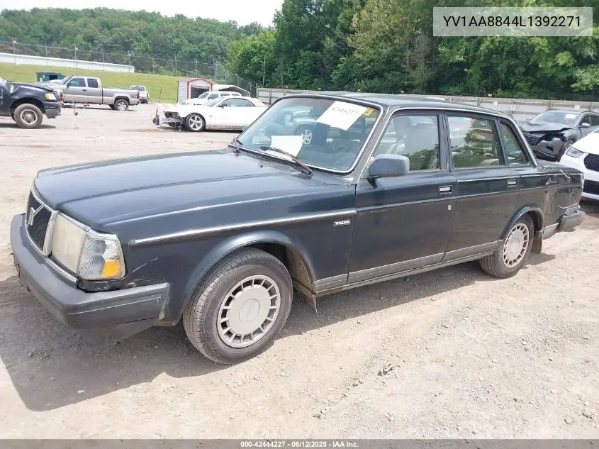 1990 Volvo 240 Dl VIN: YV1AA8844L1392271 Lot: 42444227