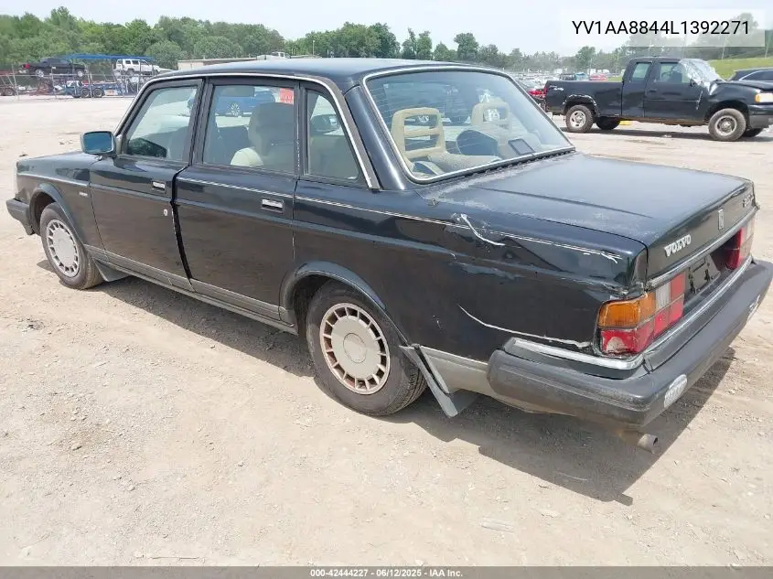 1990 Volvo 240 Dl VIN: YV1AA8844L1392271 Lot: 42444227