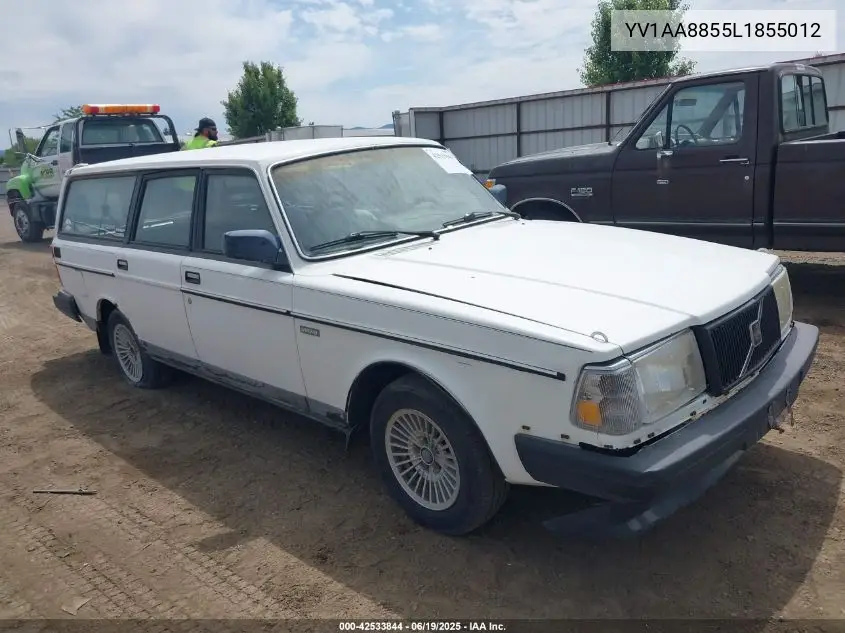 1990 Volvo 240 Dl VIN: YV1AA8855L1855012 Lot: 42533844