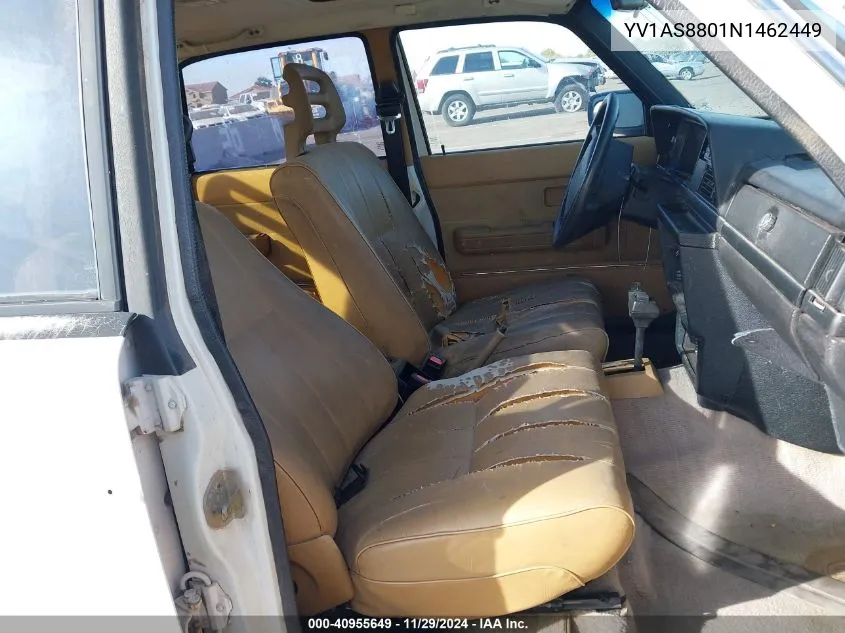 1992 Volvo 240 Gl VIN: YV1AS8801N1462449 Lot: 40955649