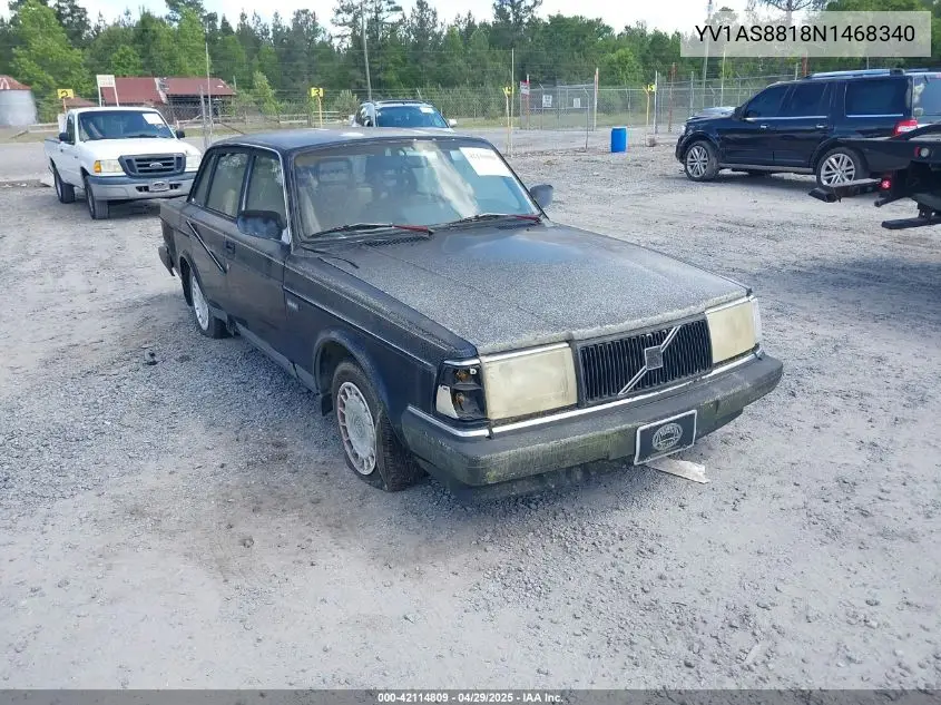 1992 Volvo 240 Gl VIN: YV1AS8818N1468340 Lot: 42114809