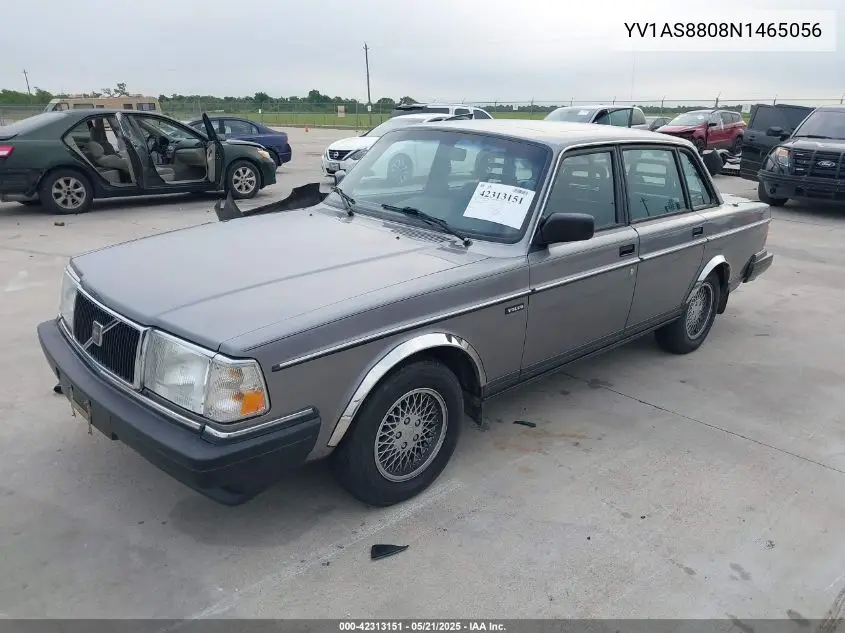 1992 Volvo 240 Gl VIN: YV1AS8808N1465056 Lot: 42313151