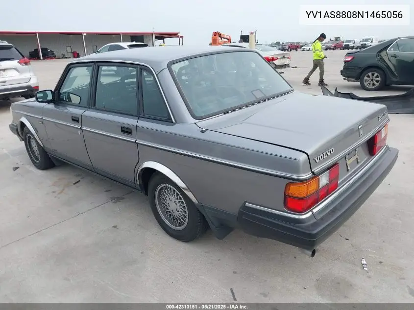 1992 Volvo 240 Gl VIN: YV1AS8808N1465056 Lot: 42313151