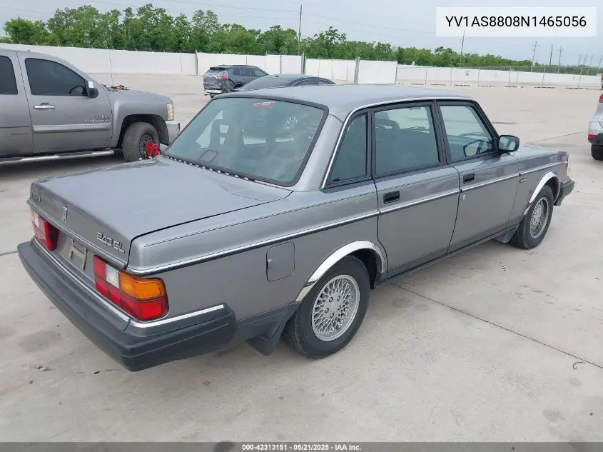 1992 Volvo 240 Gl VIN: YV1AS8808N1465056 Lot: 42313151