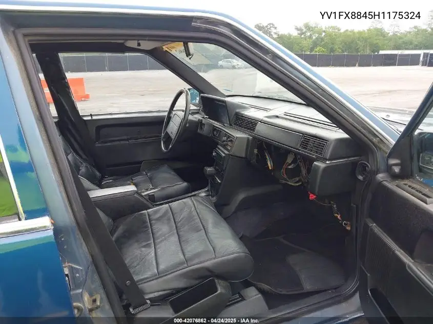 1987 Volvo 740 Gle VIN: YV1FX8845H1175324 Lot: 42076862