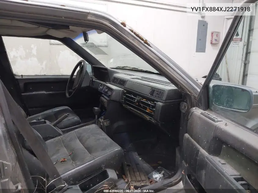 1988 Volvo 740 Gle VIN: YV1FX884XJ2271918 Lot: 42598220