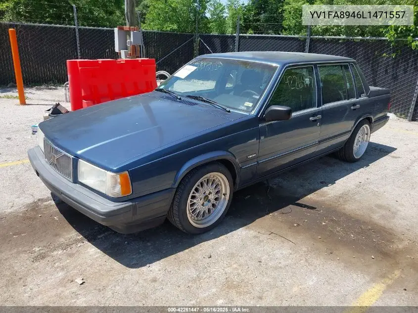 1990 Volvo 740 Gle VIN: YV1FA8946L1471557 Lot: 42261447