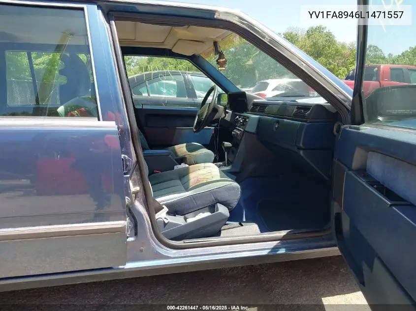 1990 Volvo 740 Gle VIN: YV1FA8946L1471557 Lot: 42261447