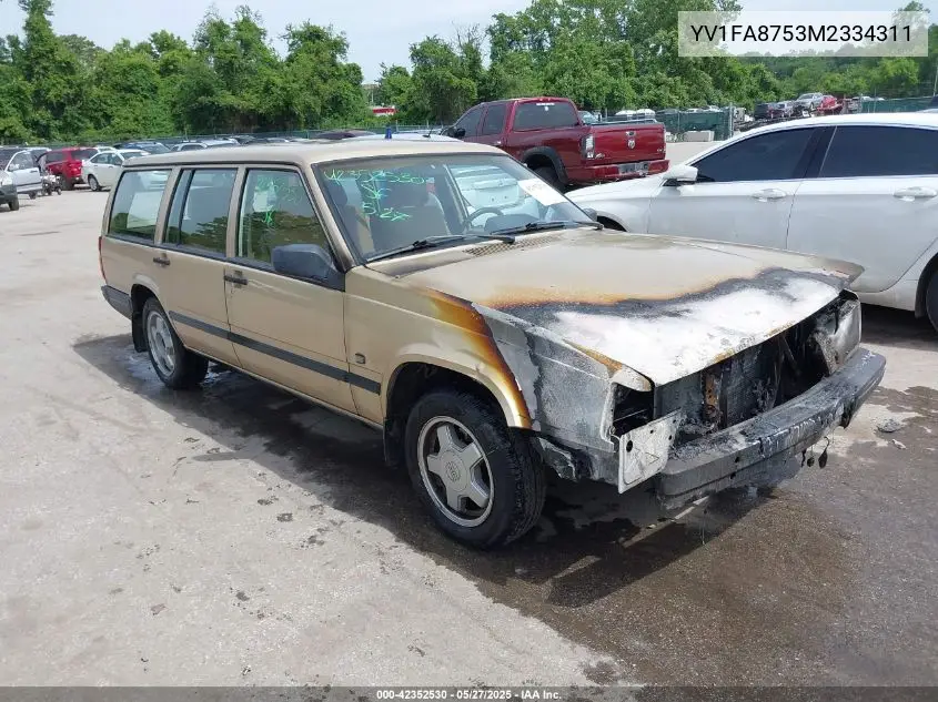 1991 Volvo 740 Se VIN: YV1FA8753M2334311 Lot: 42352530
