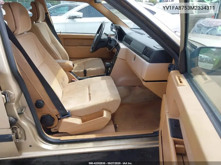 1991 Volvo 740 Se VIN: YV1FA8753M2334311 Lot: 42352530