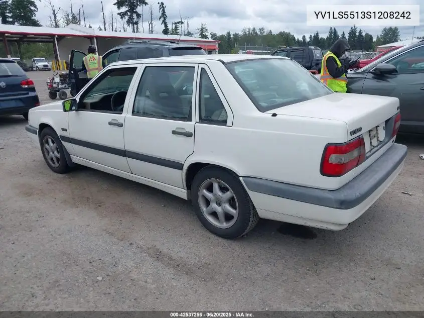 1995 Volvo 850 Glt VIN: YV1LS5513S1208242 Lot: 42537256