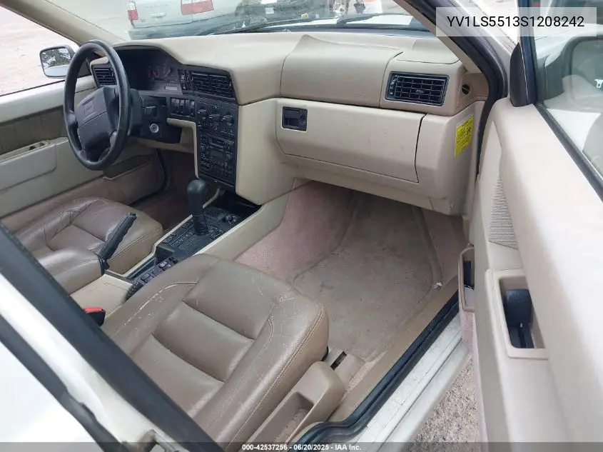 1995 Volvo 850 Glt VIN: YV1LS5513S1208242 Lot: 42537256