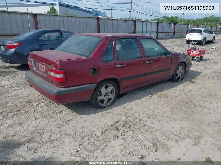 1995 Volvo 850 VIN: YV1LS5716S1198903 Lot: 42634804