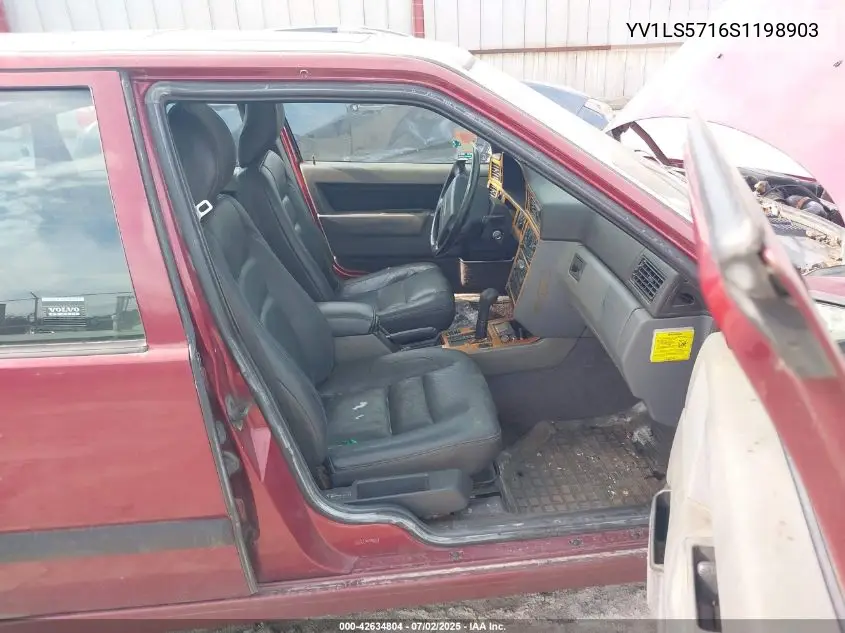 1995 Volvo 850 VIN: YV1LS5716S1198903 Lot: 42634804