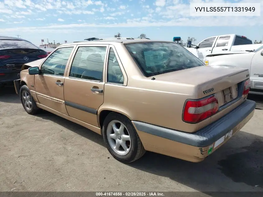 1996 Volvo 850 Glt VIN: YV1LS5557T1331949 Lot: 41674558