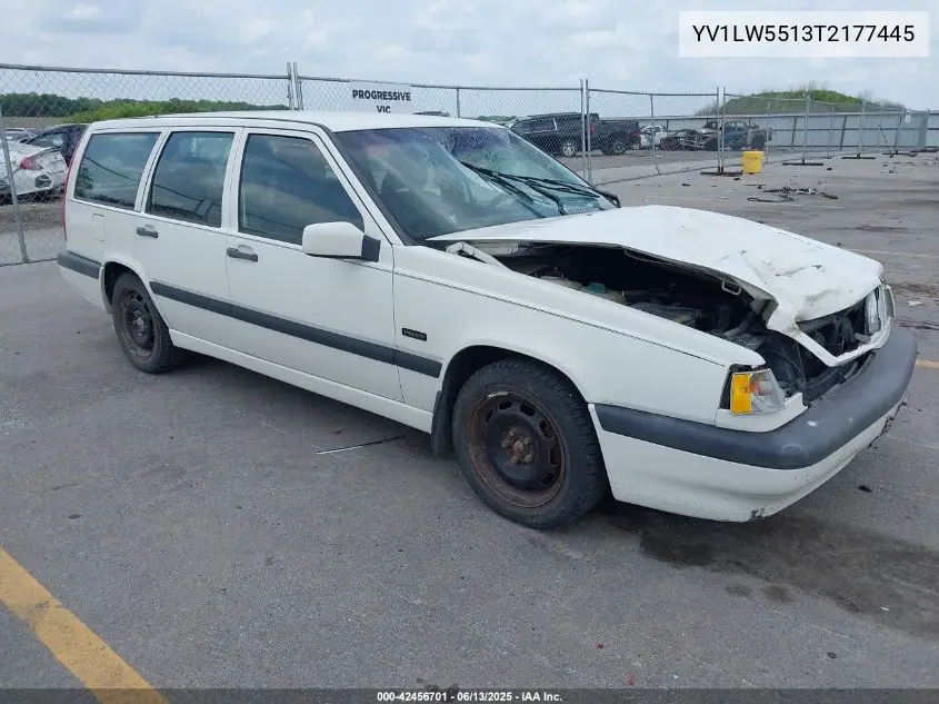 1996 Volvo 850 Glt VIN: YV1LW5513T2177445 Lot: 42456701