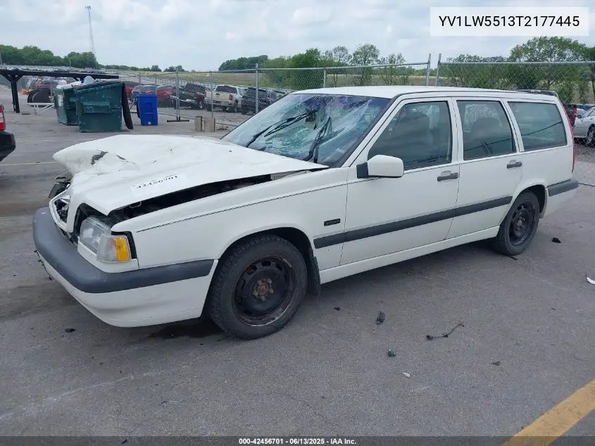 1996 Volvo 850 Glt VIN: YV1LW5513T2177445 Lot: 42456701