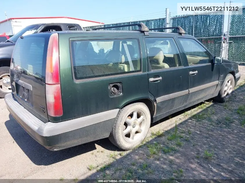 1996 Volvo 850 Glt VIN: YV1LW5546T2211212 Lot: 42734854