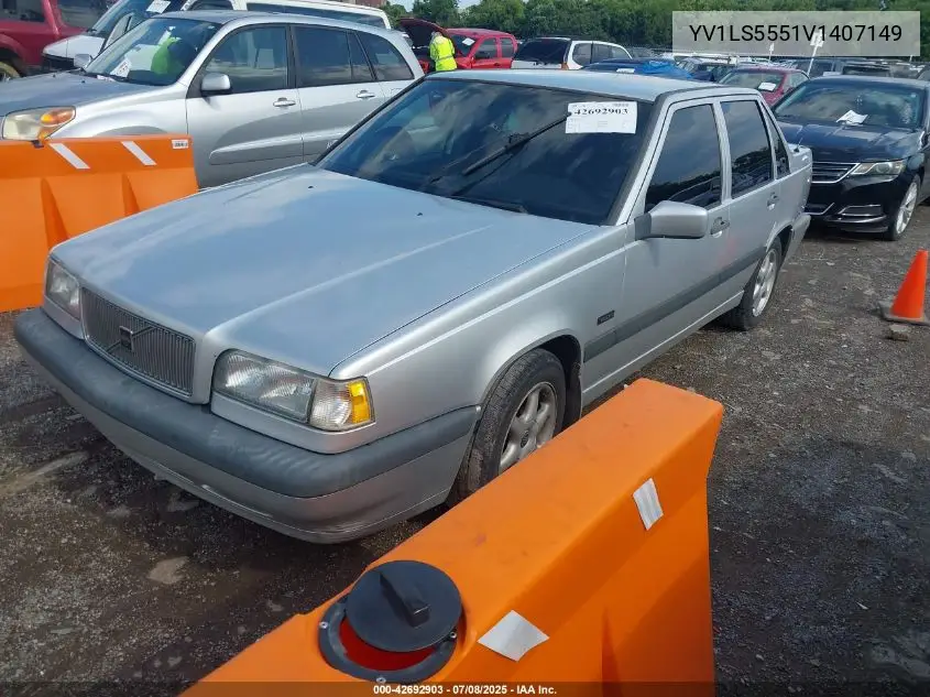 1997 Volvo 850 Gt VIN: YV1LS5551V1407149 Lot: 42692903
