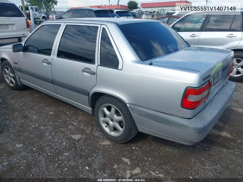 1997 Volvo 850 Gt VIN: YV1LS5551V1407149 Lot: 42692903