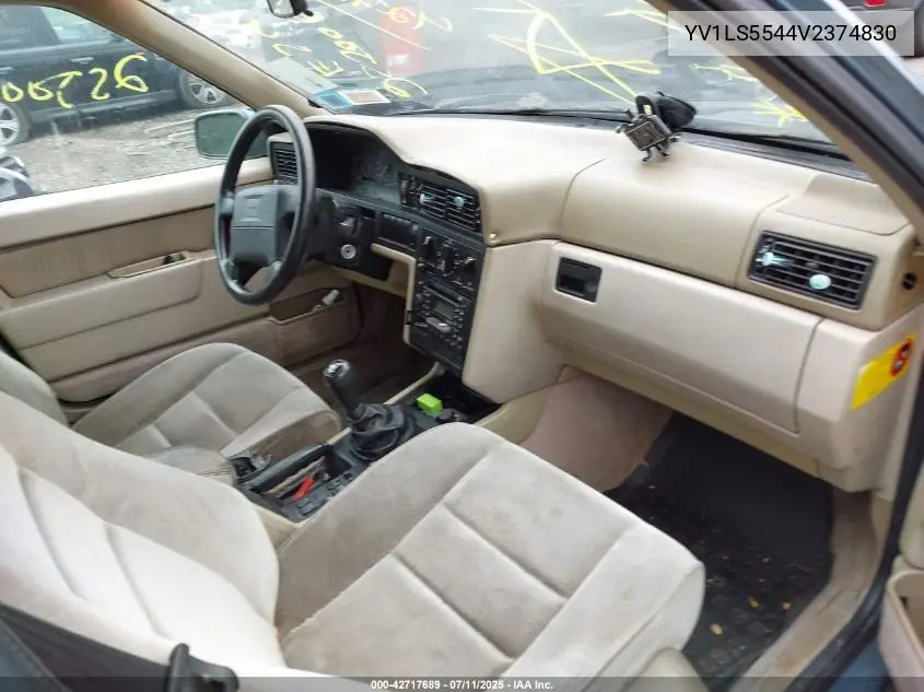 1997 Volvo 850 Gt VIN: YV1LS5544V2374830 Lot: 42717689