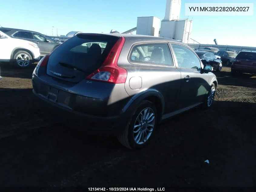 2008 Volvo C30 VIN: YV1MK382282062027 Lot: 12134142