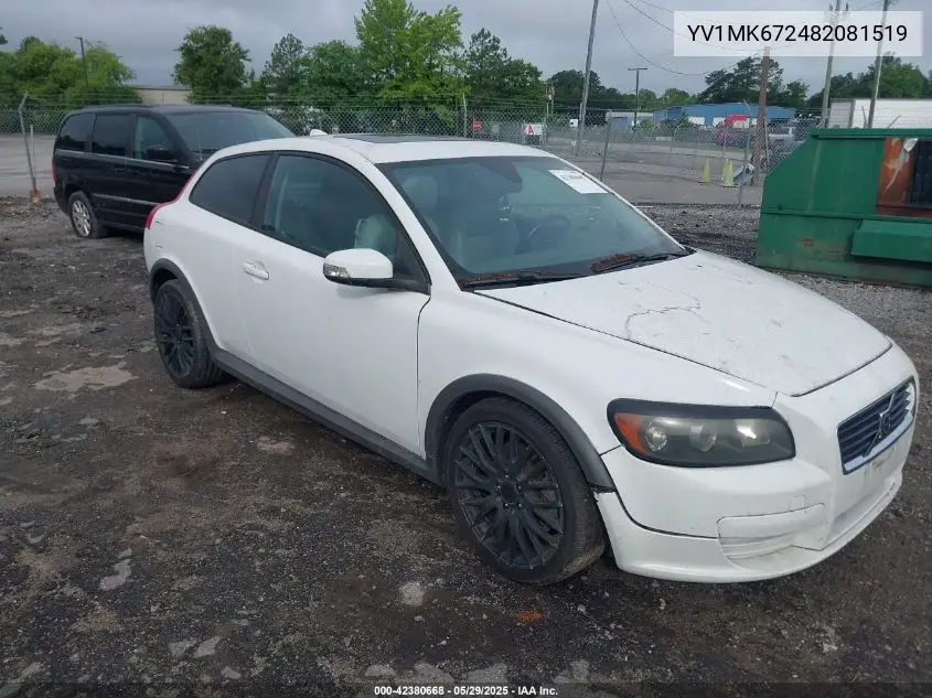 2008 Volvo C30 T5 R-Design/T5 Version 1.0/T5 Version 2.0 VIN: YV1MK672482081519 Lot: 42380668
