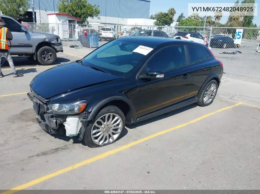 2008 Volvo C30 T5 R-Design/T5 Version 1.0/T5 Version 2.0 VIN: YV1MK672482048925 Lot: 42643147