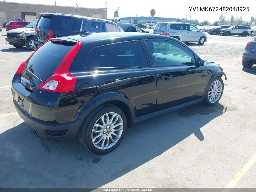 2008 Volvo C30 T5 R-Design/T5 Version 1.0/T5 Version 2.0 VIN: YV1MK672482048925 Lot: 42643147